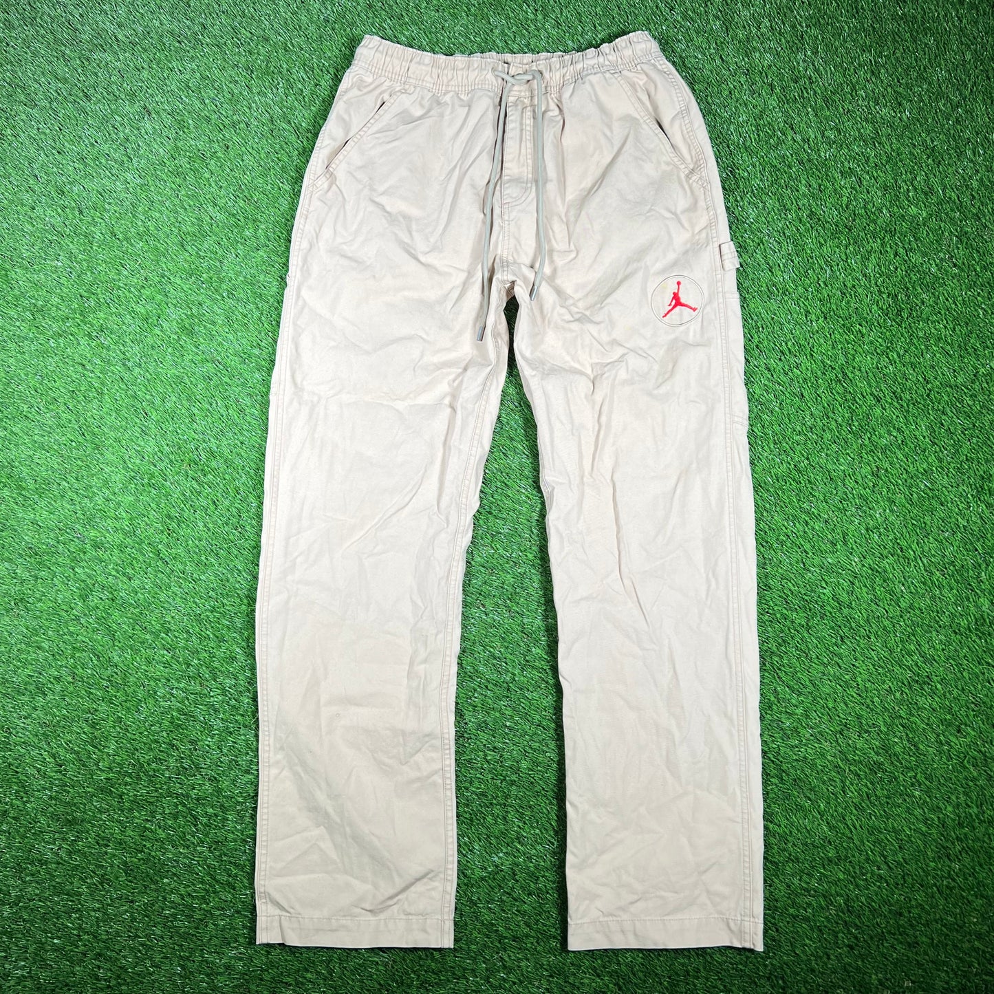 Jordan Travis Scott Kahki Work Wear Pants Size Medium USED x15114