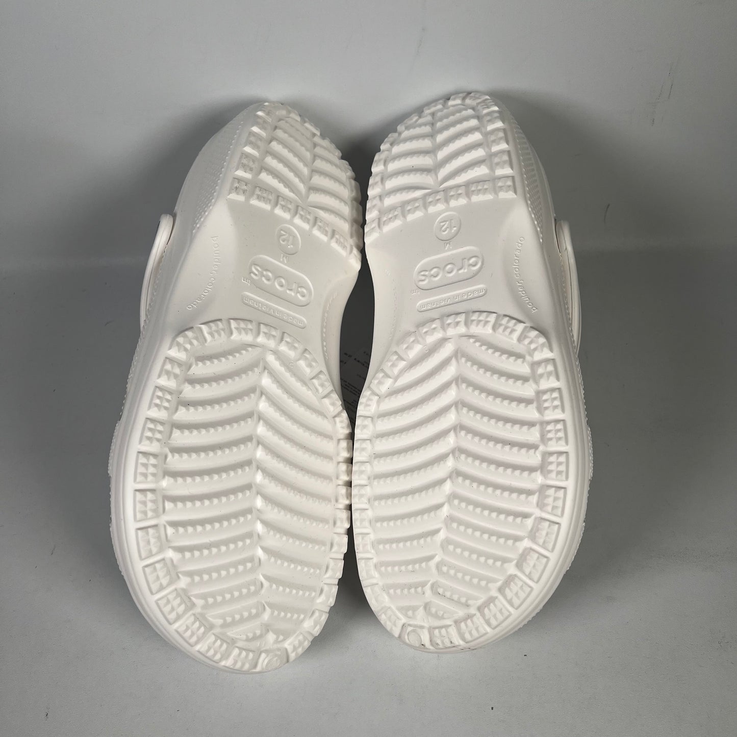 Crocs Palace White (2024) Size 12 NEW s20746