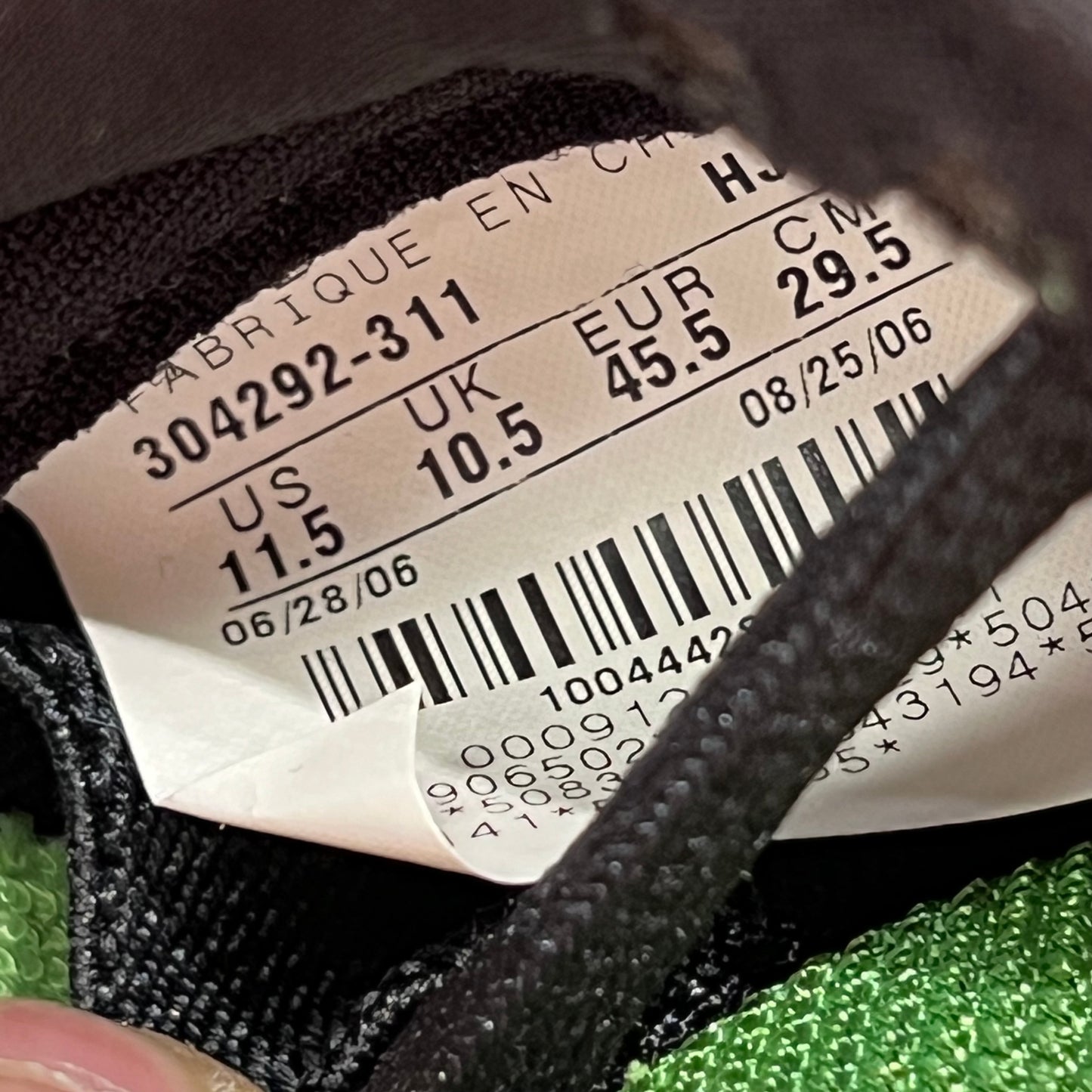 Nike SB Dunk Low Tokyo Green Taxi (2006) Size 11.5 USED s22322