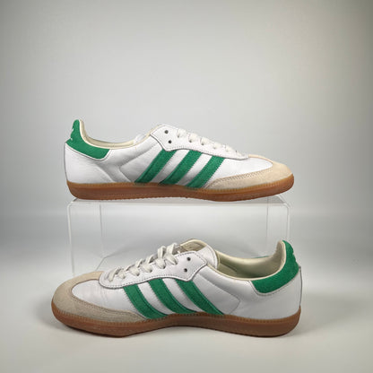 Adidas Samba Sporty & Rich White/Green (2022) Size 7 USED s18242