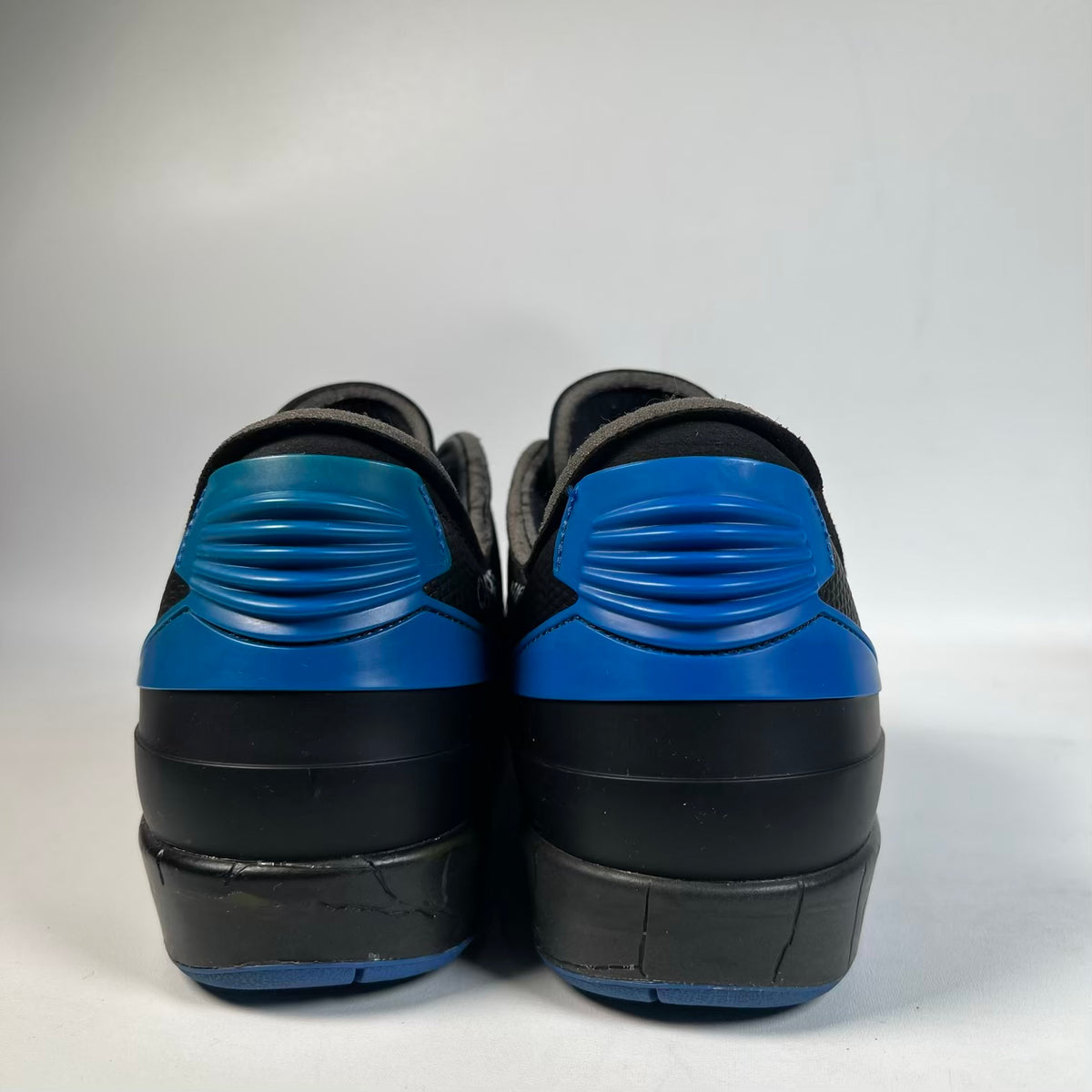 Jordan 2 Low Off White Black Blue (2021) Size 10 USED s23560