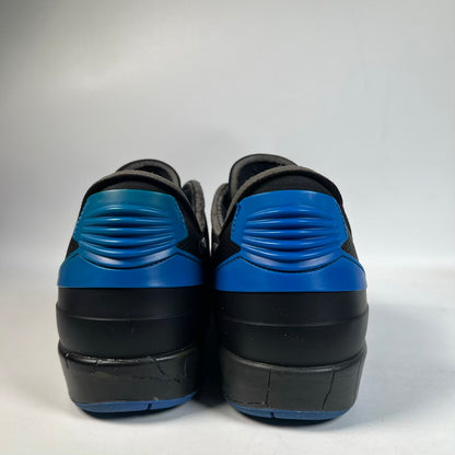 Jordan 2 Low Off White Black Blue (2021) Size 10 USED s23560