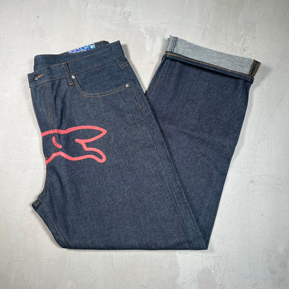 Billionaire Boys Club Ice Cream Running Dog Selvedge Denim Size XL USED x17482