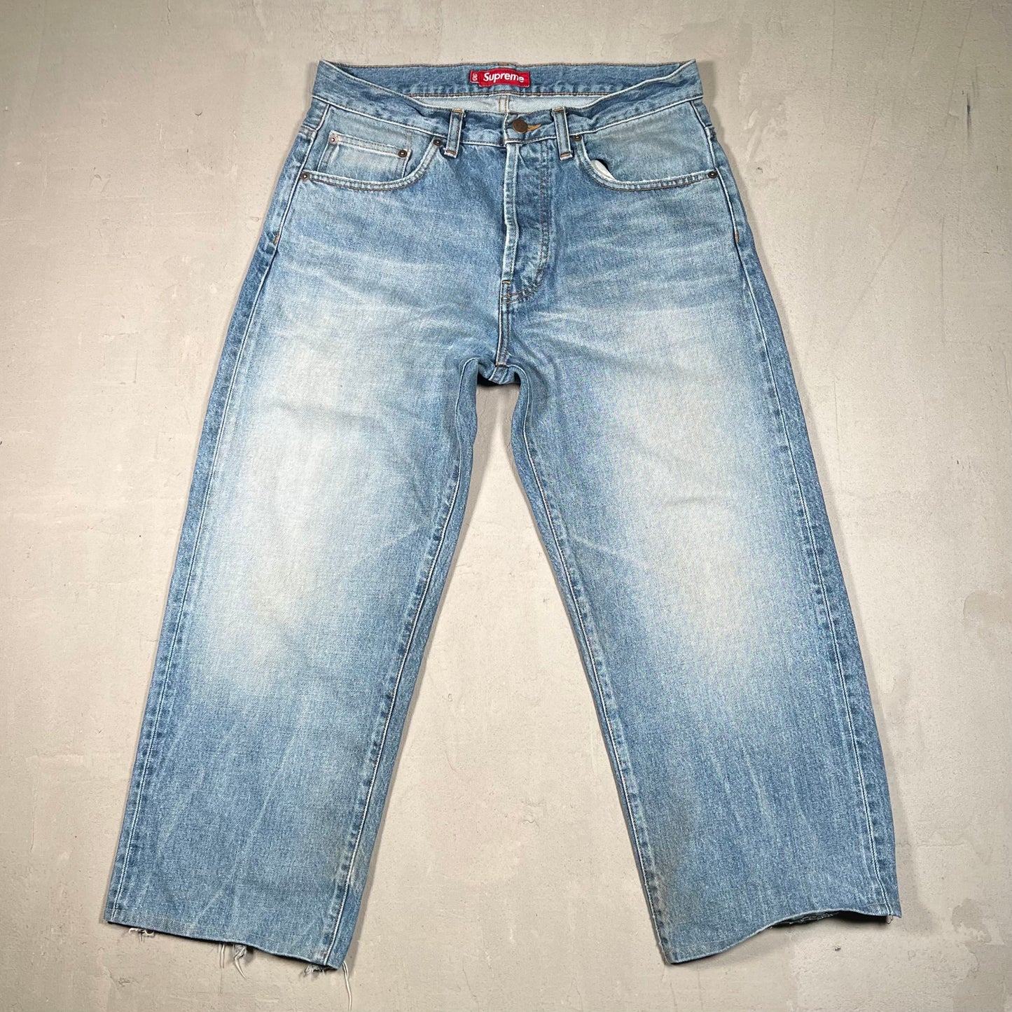 Supreme Loose Fit Selvedge Denim (2023) Size 30 USED x17062