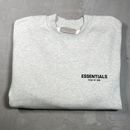 Fear of God FOG Essentials Grey Crewneck Size Large USED x18614