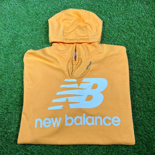 New Balance Orange Pull Over Hoodie Size XL USED v17030