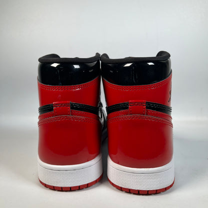 Jordan 1 Patent Bred (2021) Size 9.5 USED s22387