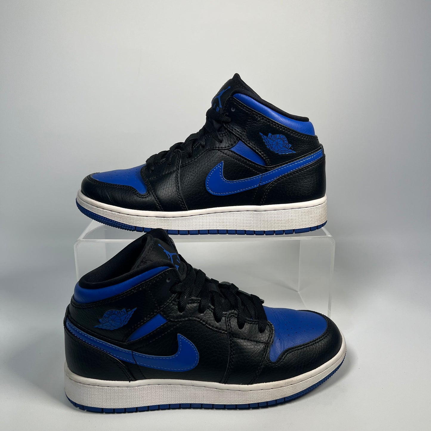 Jordan 1 Mid Royal (2020) Size 6y USED s17633