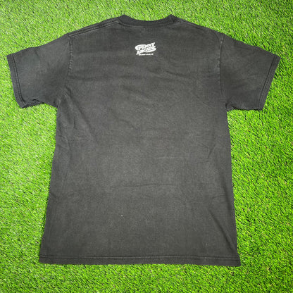 2006 Jesus Says Dont Be A Dick Black Tee Size Medium USED v16579