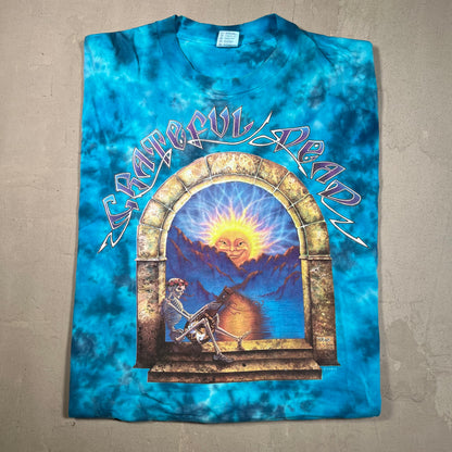 Grateful Dead 1993 Skeleton By Window & Sun Tee Size XXL USED v8253
