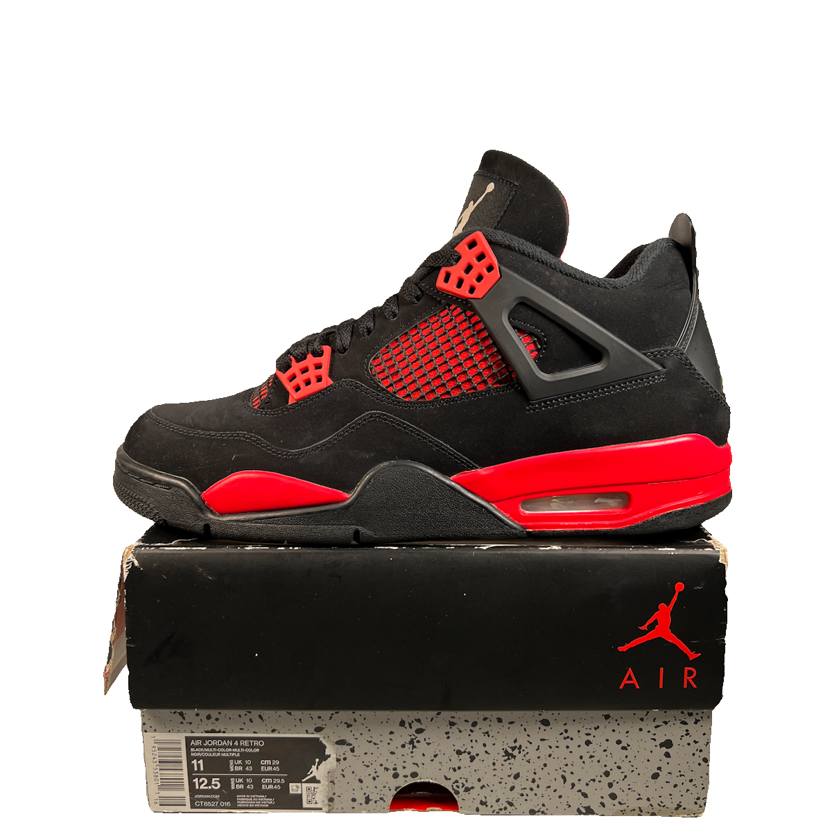 Jordan 4 Red Thunder (2021) Size 11 USED s22598