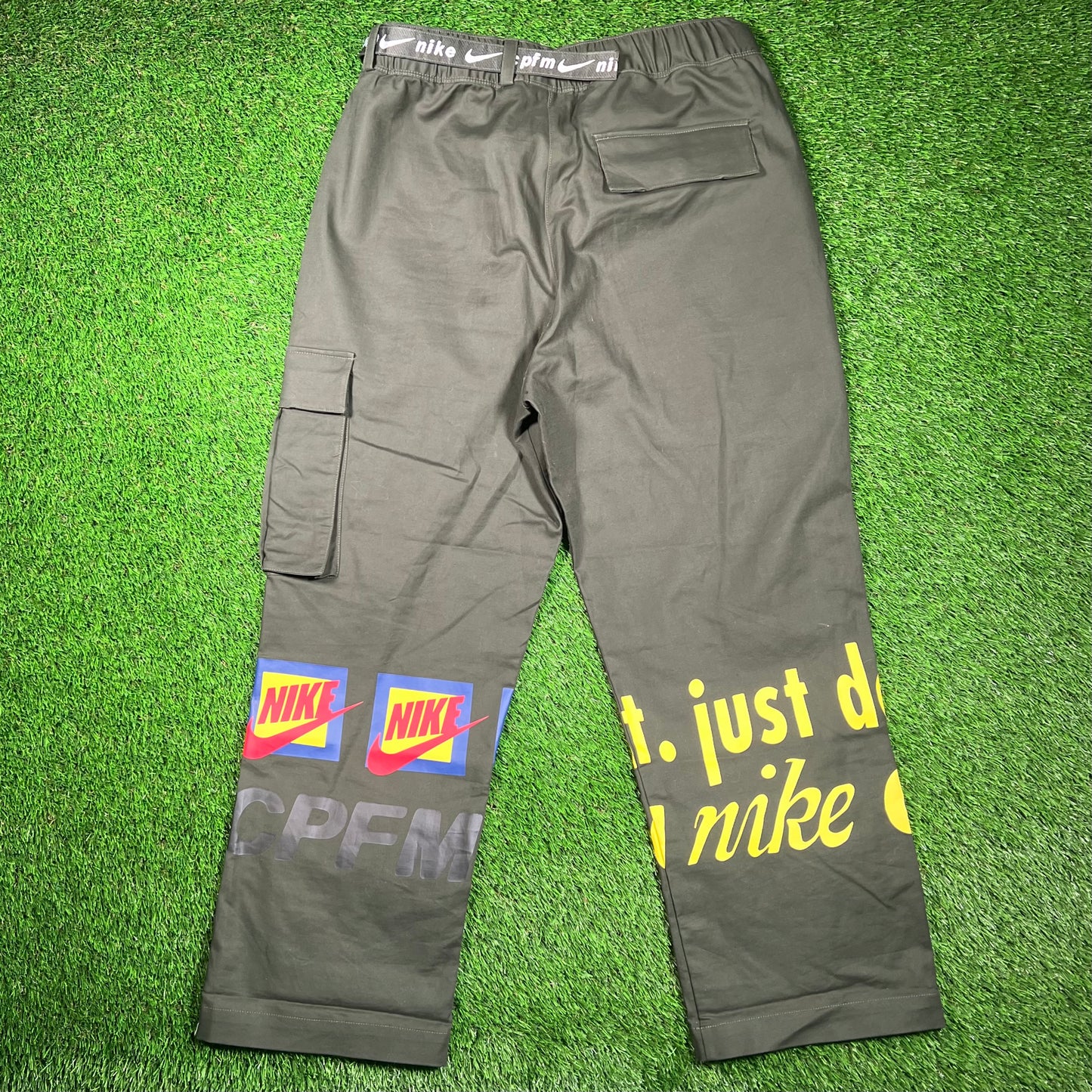 Nike CPFM Olive Cargo Pants Size Medium USED x16613