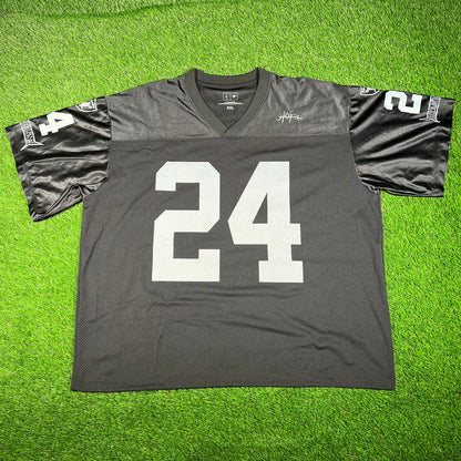 Cactus Jack Fanatics Black Raiders Jersey Size XXL USED x15417