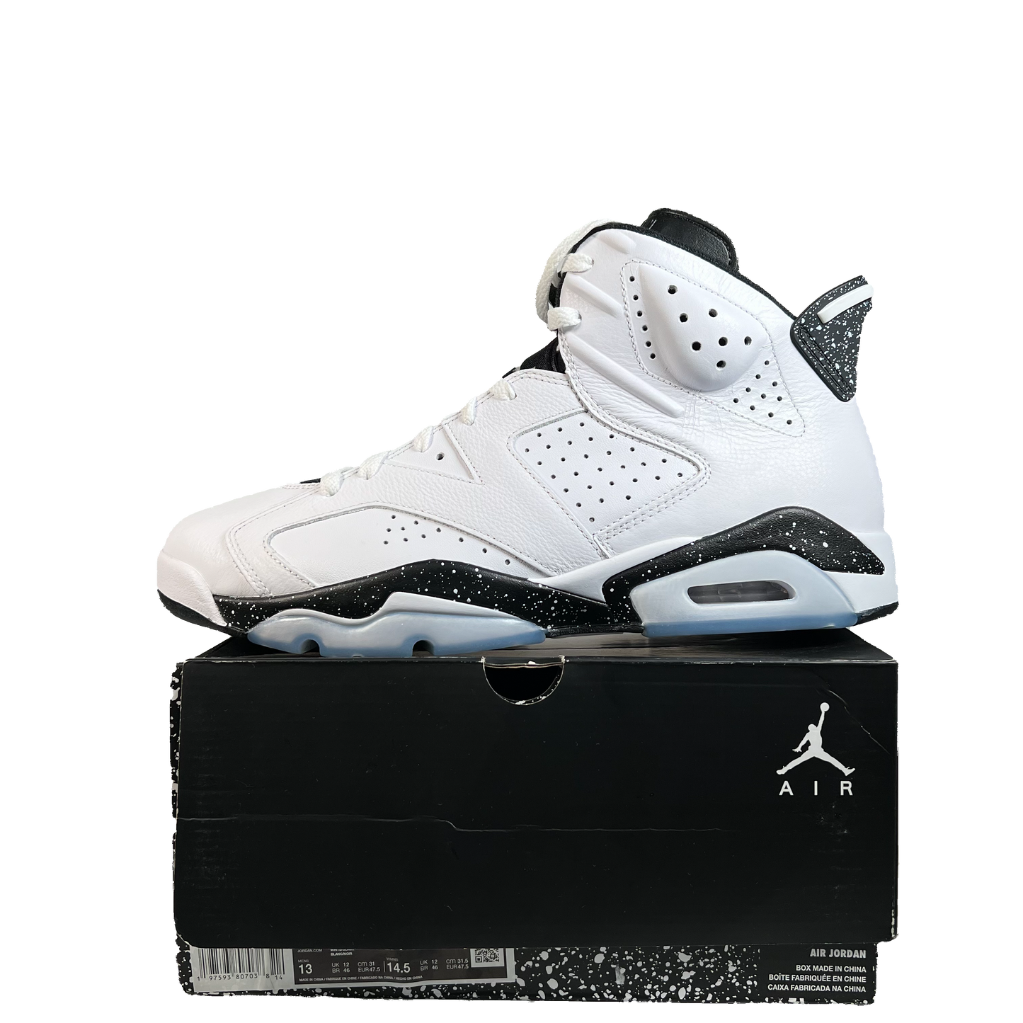 Jordan 6 Reverse Oreo (2024) Size 13 NEW s21680
