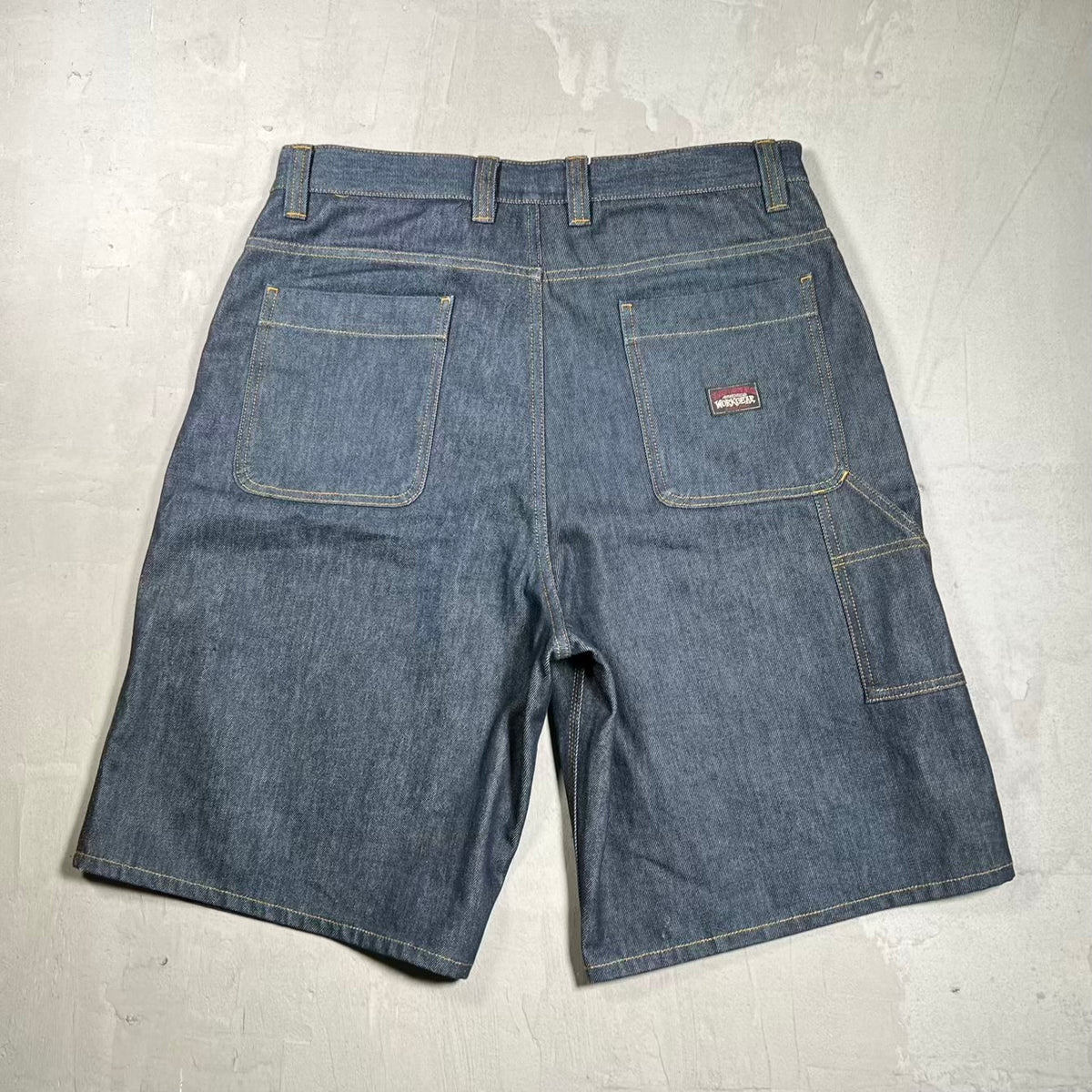 Stussy Workgear Raw Denim Shorts Size 34 USED x18397