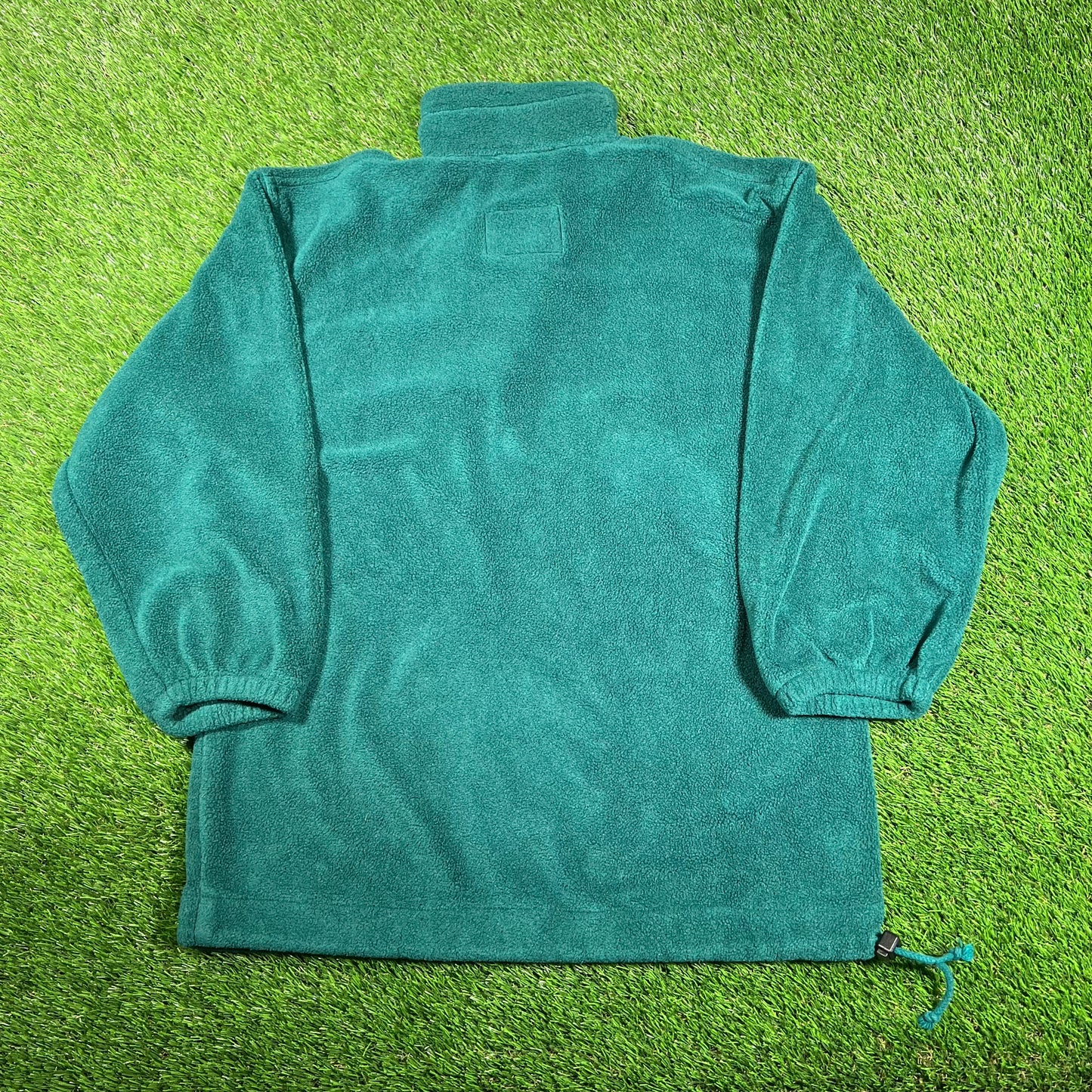 Ralph Lauren Polo Golf Logo Green Fleece Jacket Size Large USED v18035