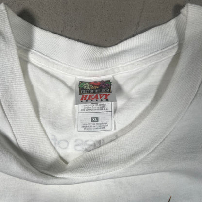 1990's Clockwork Orange Movie Promo White Tee Size XL USED v13779