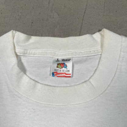 1992 Hollyfield vs Bowe White Tee Size Large USED v19518