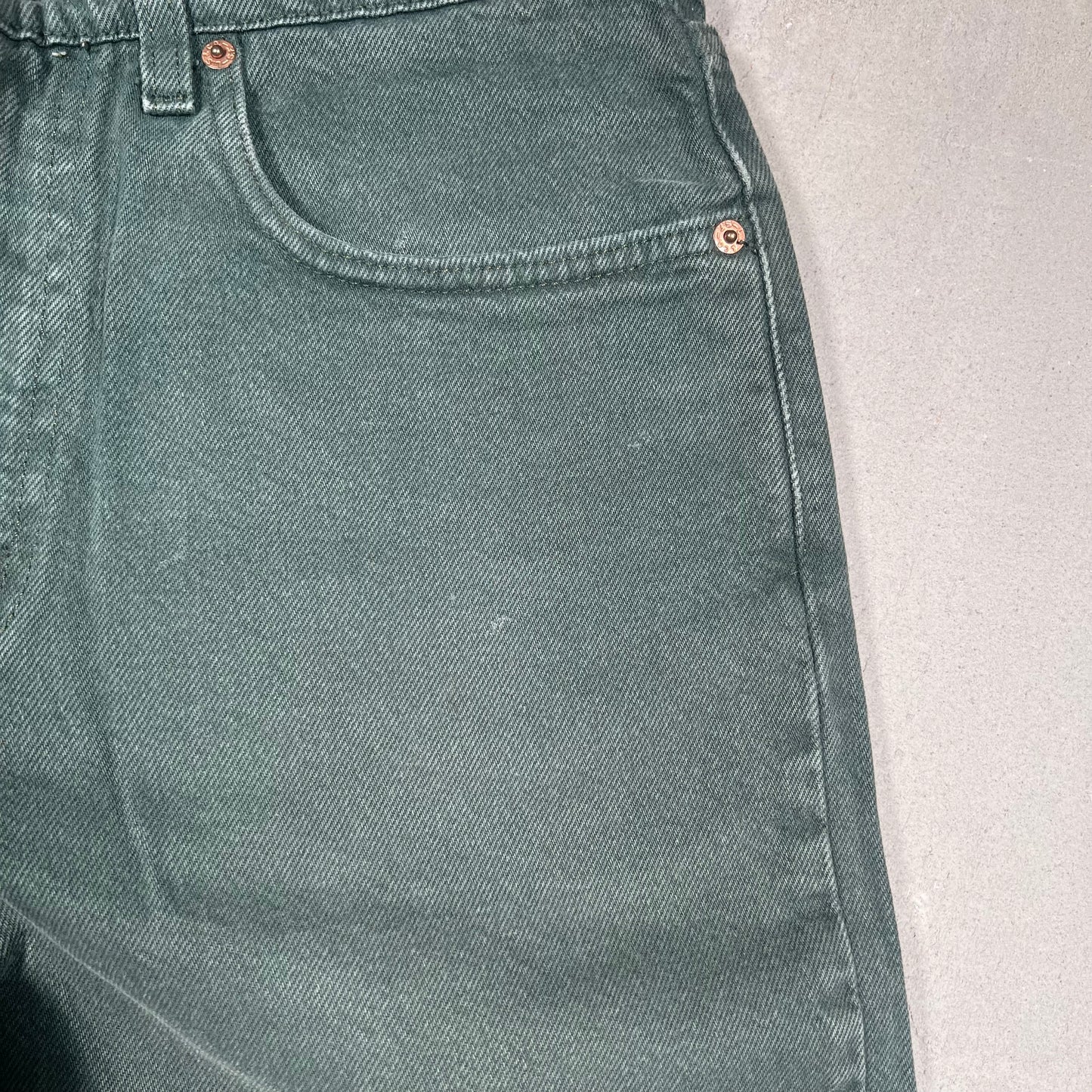 1998 Levi's 550 Dark Green Size 32 USED v19304