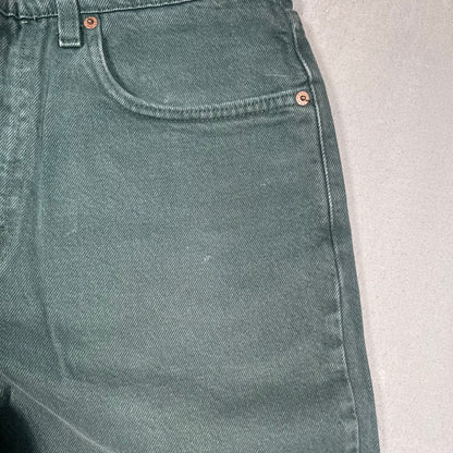 1998 Levi's 550 Dark Green Size 32 USED v19304