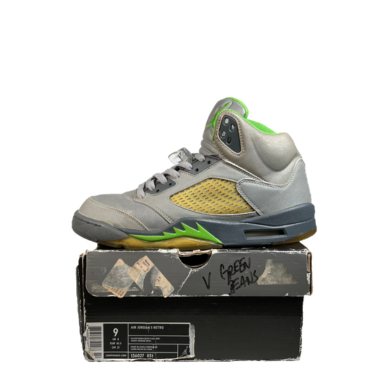 Jordan 5 Green Bean (2006) Size 9 USED s21753