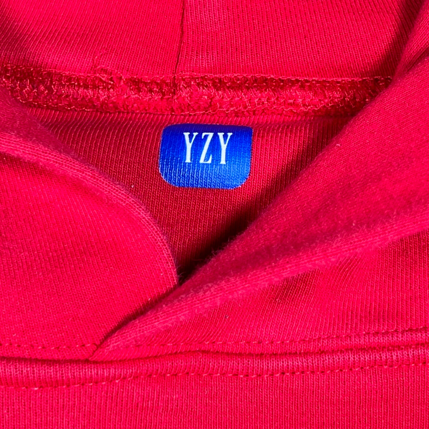 Yeezy Gap Double Layered Red Hoodie Size Medium USED x14348