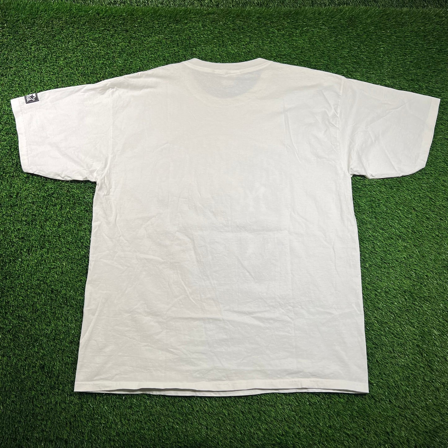 1998 Yankees World Series Twin Towers White Tee Size XL USED v18523