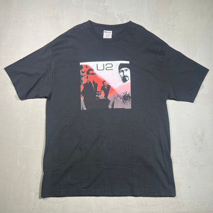 2001 U2 Black Tour Tee Size XL USED v16621