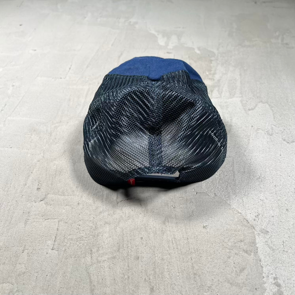 Supreme Crest Mesh Back Navy 6 Panel Hat (2025) USED x18709