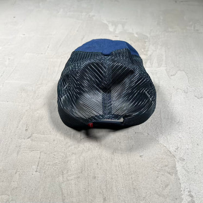 Supreme Crest Mesh Back Navy 6 Panel Hat (2025) USED x18709