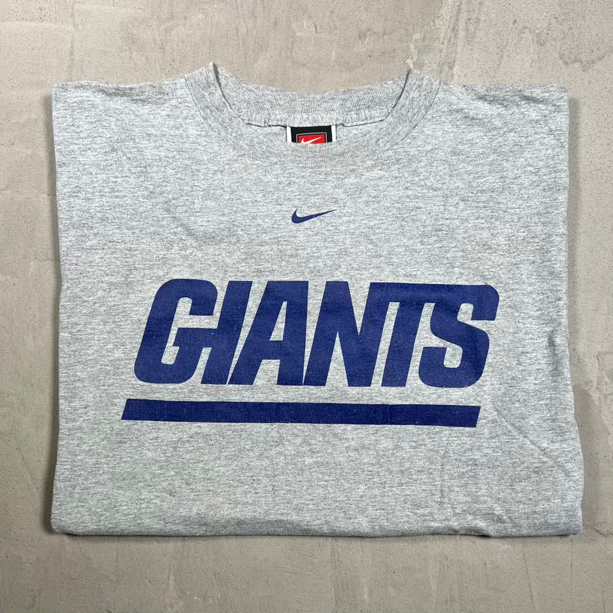 Y2K Nike Giants Team Tee Grey Size Medium USED v20066