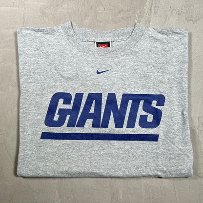 Y2K Nike Giants Team Tee Grey Size Medium USED v20066