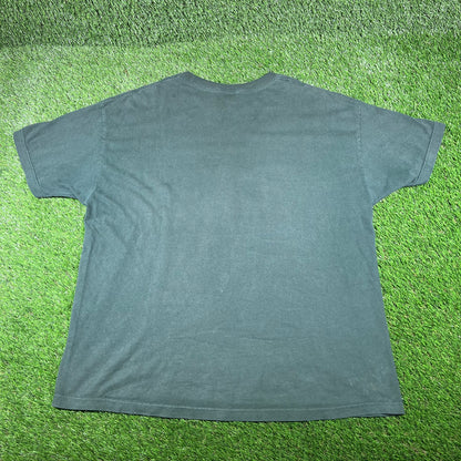 Y2K New York Mets "100% Irish" Green Tee Size XXL USED v16904