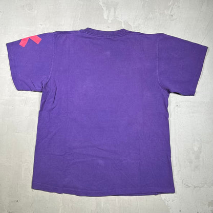 1992 Speed Racer "Racer X" Purple Tee Size Large USED v20305