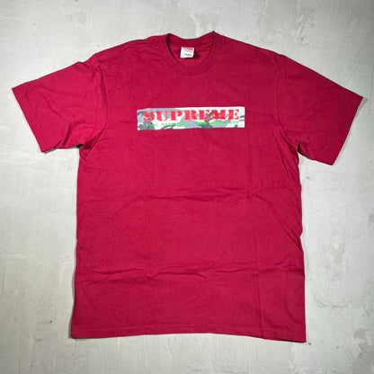 Supreme Hardcore Tee Cardinal (2025) Size Large USED x18347