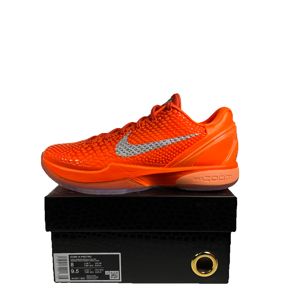 Nike Kobe 6 Total Orange (2025) Size 8 NEW s23715