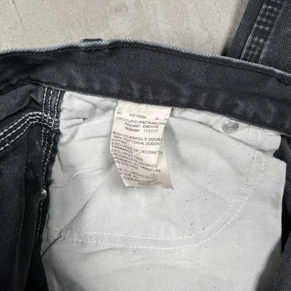 Y2K Dickies Workwear Black Canvas Pants Size 40x34 USED v20144