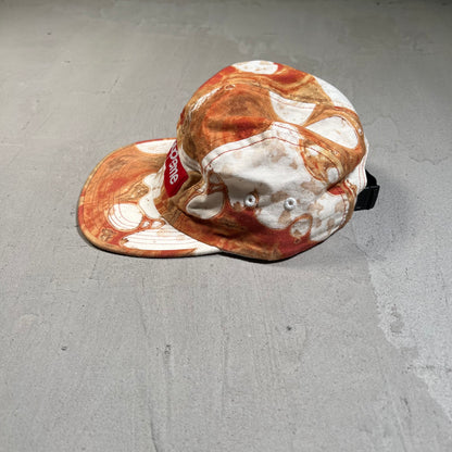 Supremem Blood and Semen White Camp Hat USED x17622