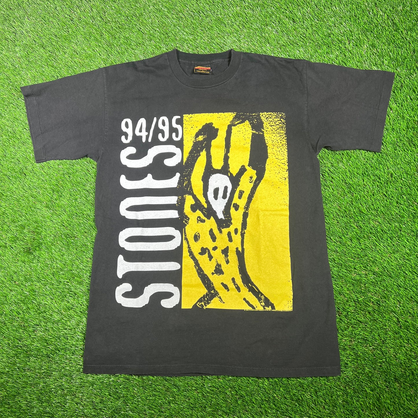 1995 Rolling Stones North American Tour Black Tee Size Large USED v17667