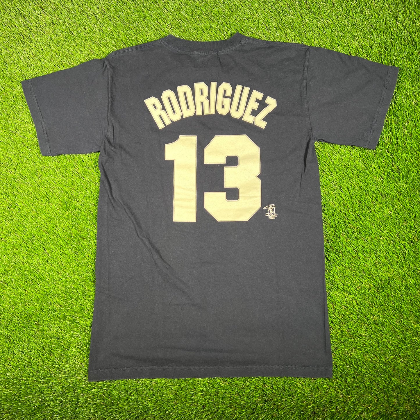 2000s Alex Rodriguez Yankees Navy Team Tee Size Medium USED v17505