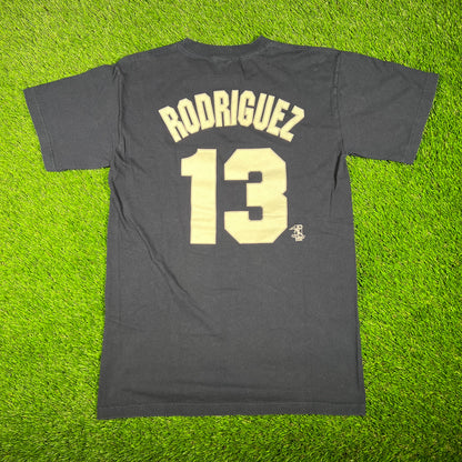 2000s Alex Rodriguez Yankees Navy Team Tee Size Medium USED v17505