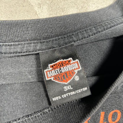 2002 Harley Davidson Black "Lookalikes" Tee Size 3XL USED v19406