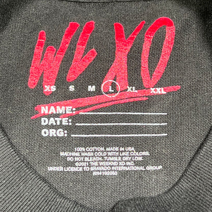 Warren Lotas XO Super Bowl Black Tee Size Large USED x14196
