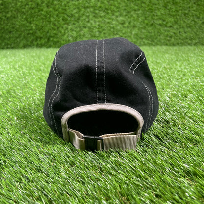 Supreme 2-Tone Twill Black Camp Cap USED x14855