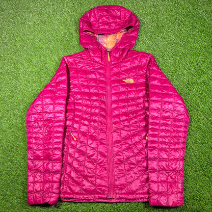 Women's North Face Purple Jacket Size Medium USED v16881