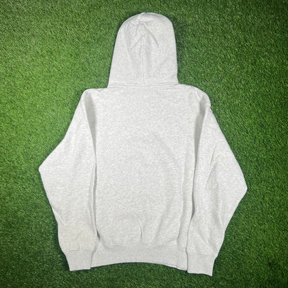 Eric Emanuel Grey "EE" Logo Hoodie Size Medium NEW x15149