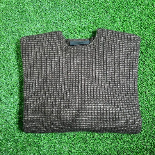 Essentials FOG Fear of God Brown Knit Sweater Size Small NEW x15953