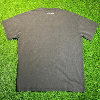 Kith Star Wars Washed Black Vader Tee Size Medium USED x16976