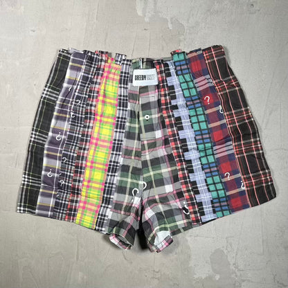Greedy Unit What The ? Plaid Boxers Size XL NEW x18636