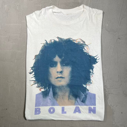 1990s Marc Bolan Def Leppard Fat Head White Tee Size XL USED v20184